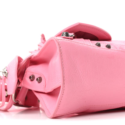 Balenciaga Agneau Arena Neo Cagole Handbag XS Sweet Pink 10 of 11