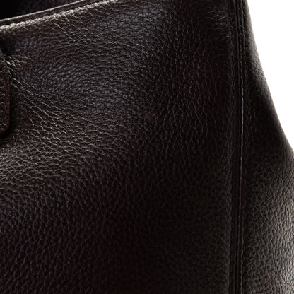 Chanel Calfskin Cerf Executive Shopper Tote Brown 7 of 11