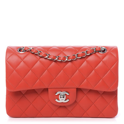 Chanel Lambskin Quilted Small Double Flap Red 1 of 11