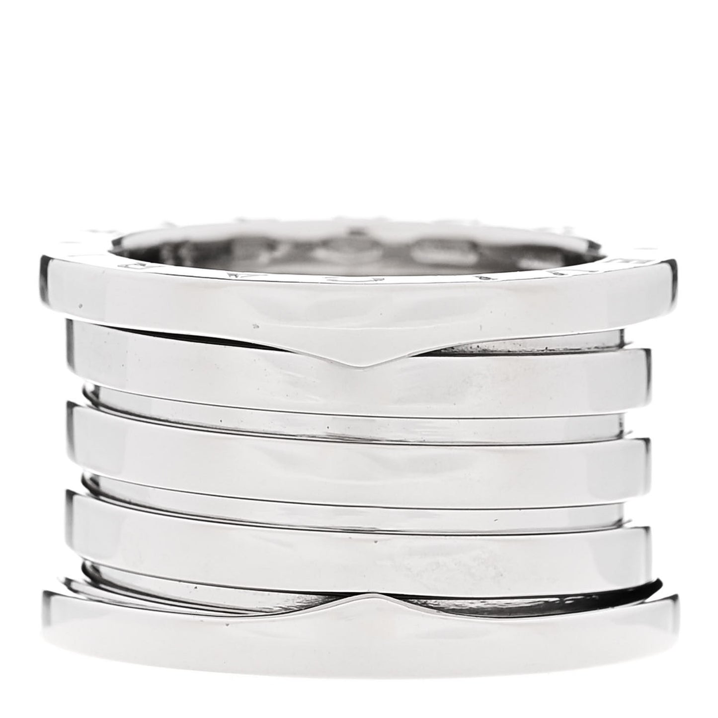 18K White Gold B.Zero1 Four-Band Ring 51 5.75