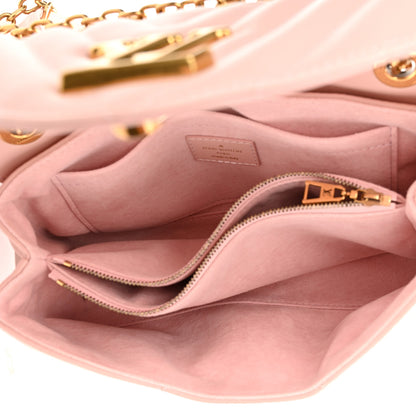 Louis Vuitton Calfskin New Wave Chain MM NM Rose Ballerine 5 of 10