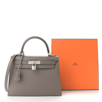 Hermes Epsom Kelly Sellier 28 Etain 11 of 11