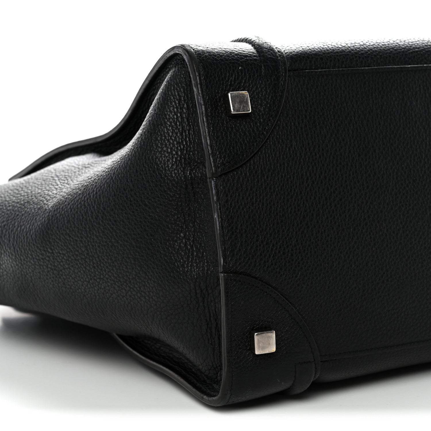 Celine Drummed Calfskin Mini Luggage Black 8 of 17