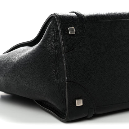Celine Drummed Calfskin Mini Luggage Black 8 of 17