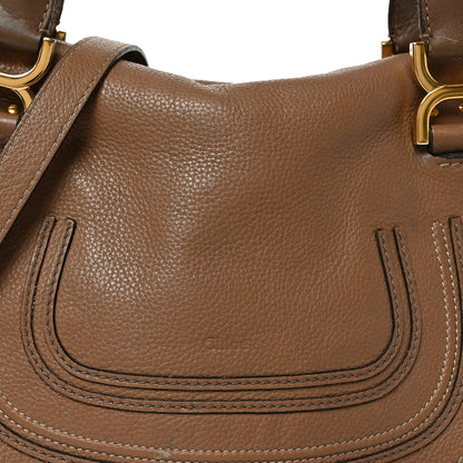 Chloe Calfskin Medium Marcie Satchel Desert Taupe 7 of 11