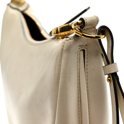 Fendi Vitello Grace Matte Mini Fendigraphy Hobo Bag White Ice 15 of 16