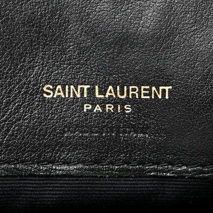 Saint Laurent Crocodile Embossed Monogram Phone Holder Crossbody Black 5 of 9
