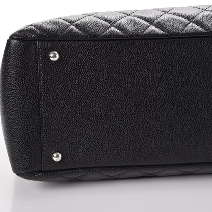 Chanel Caviar Quilted XL Grand Shopping Tote GST Black 8 of 9