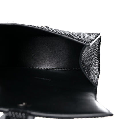 Balenciaga Strass Suede Hourglass Top Handle Bag XS Black Jet 5 of 10