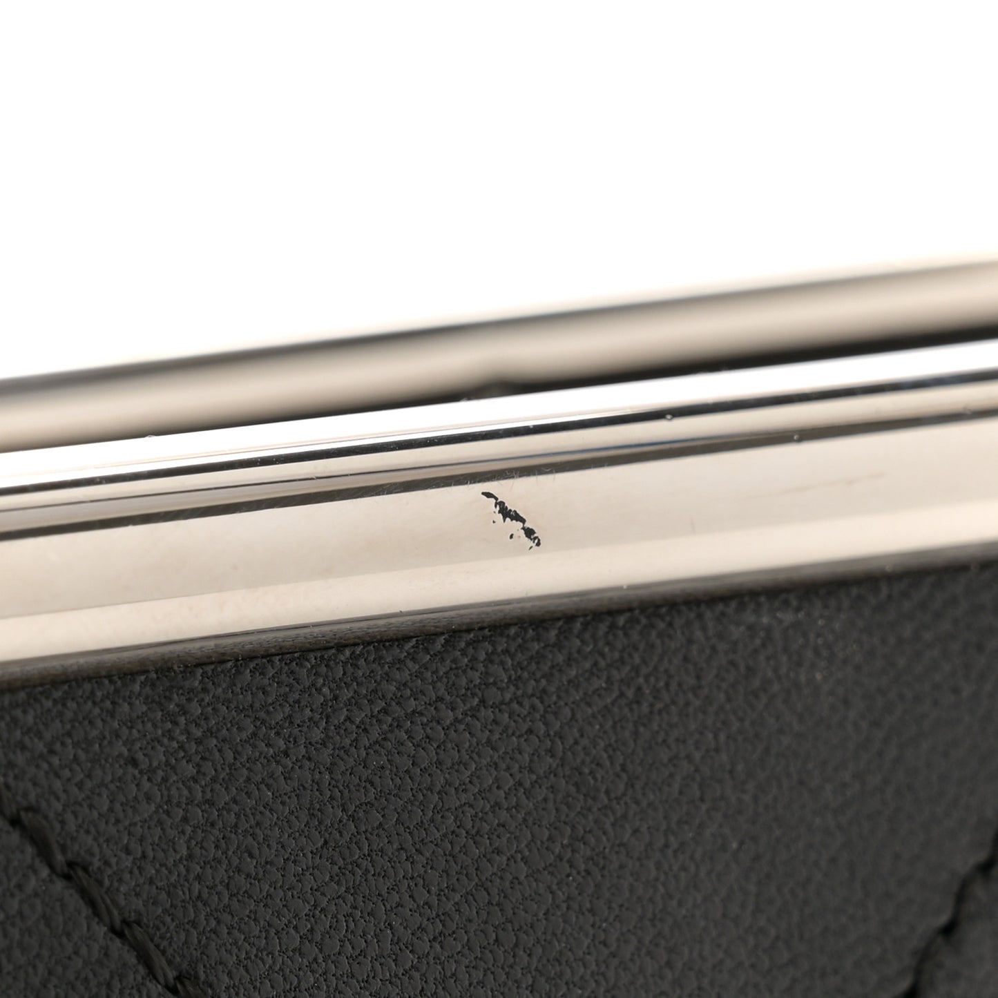 Lambskin Ultimate Soft Frame Bag Black