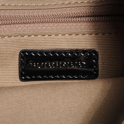 Burberry Patent Nova Check Backpack 9 of 12