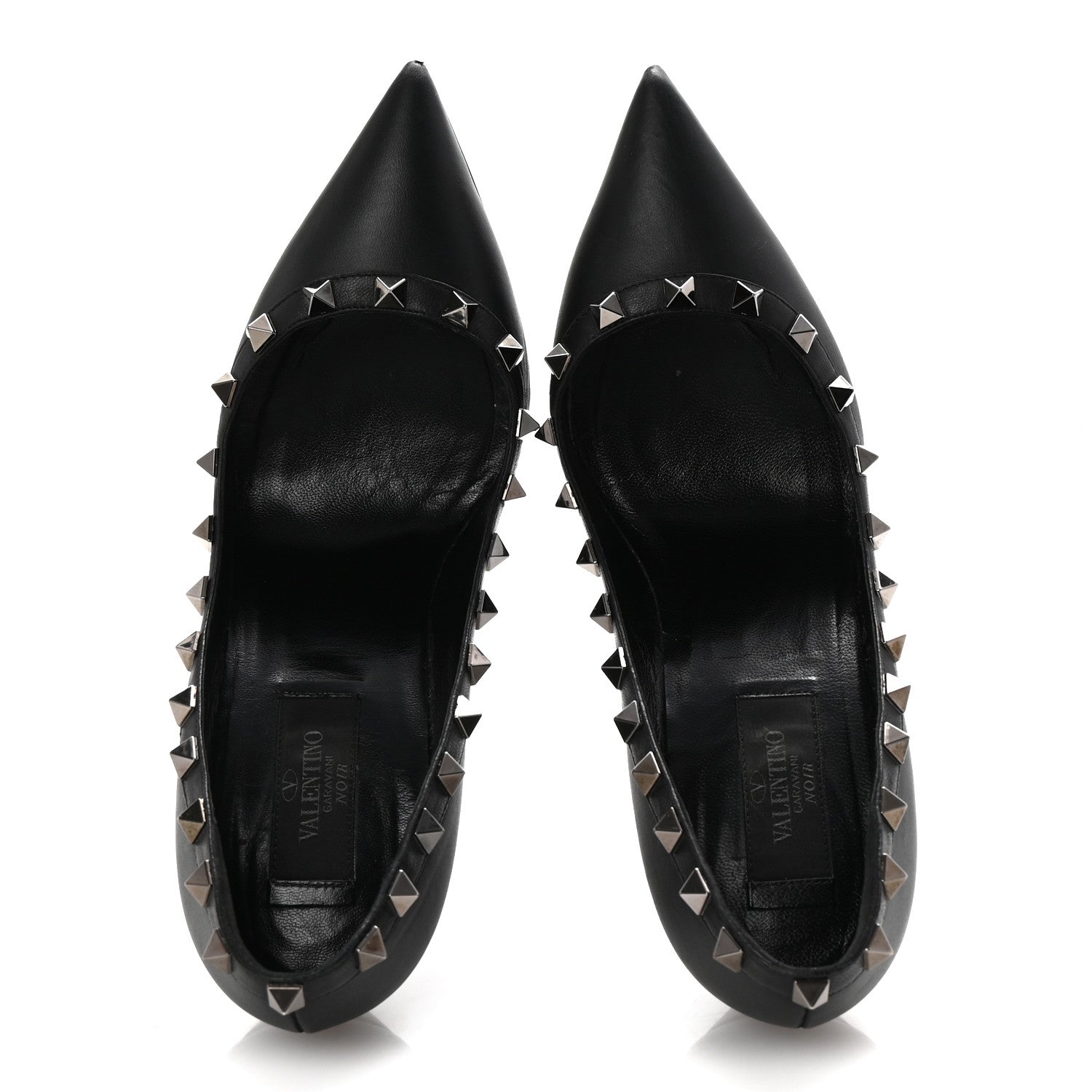 Valentino Garavani Nappa Rockstud 100mm Pumps 36.5 Black 2 of 10