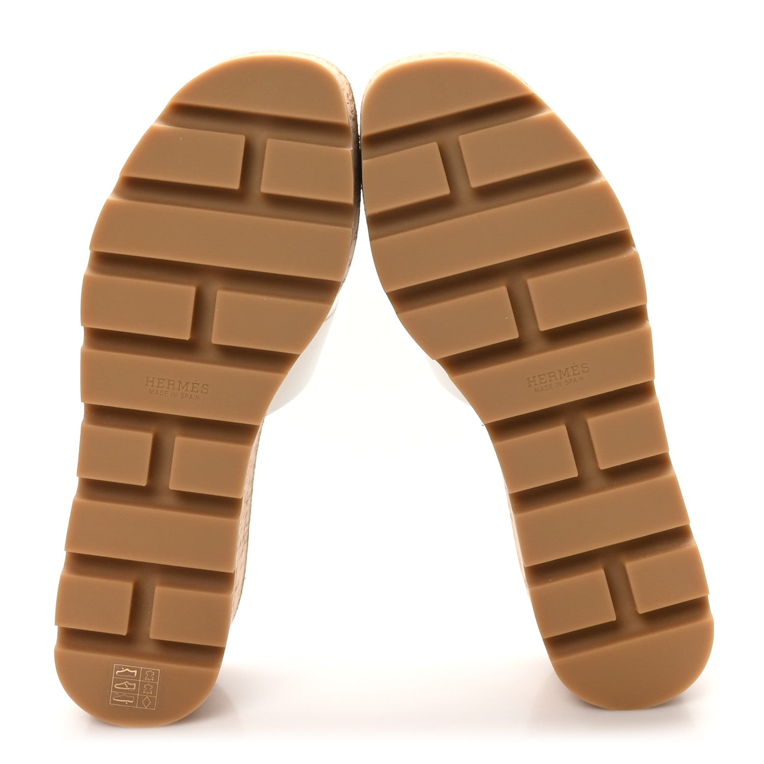 Hermes Calfskin Cork Eze 30 Sandals 36 White 6 of 10