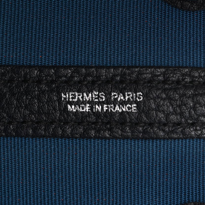 Hermes Toile Officier Negonda Garden Party 30 TPM Jaune D'Or Bleu Outremer 6 of 13