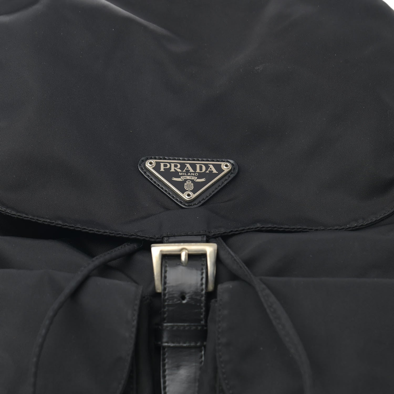 Prada Nylon Vela Medium Backpack Black 8 of 13
