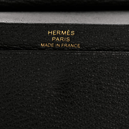 Hermes Chevre Mysore Mini Bearn Wallet Black 6 of 11