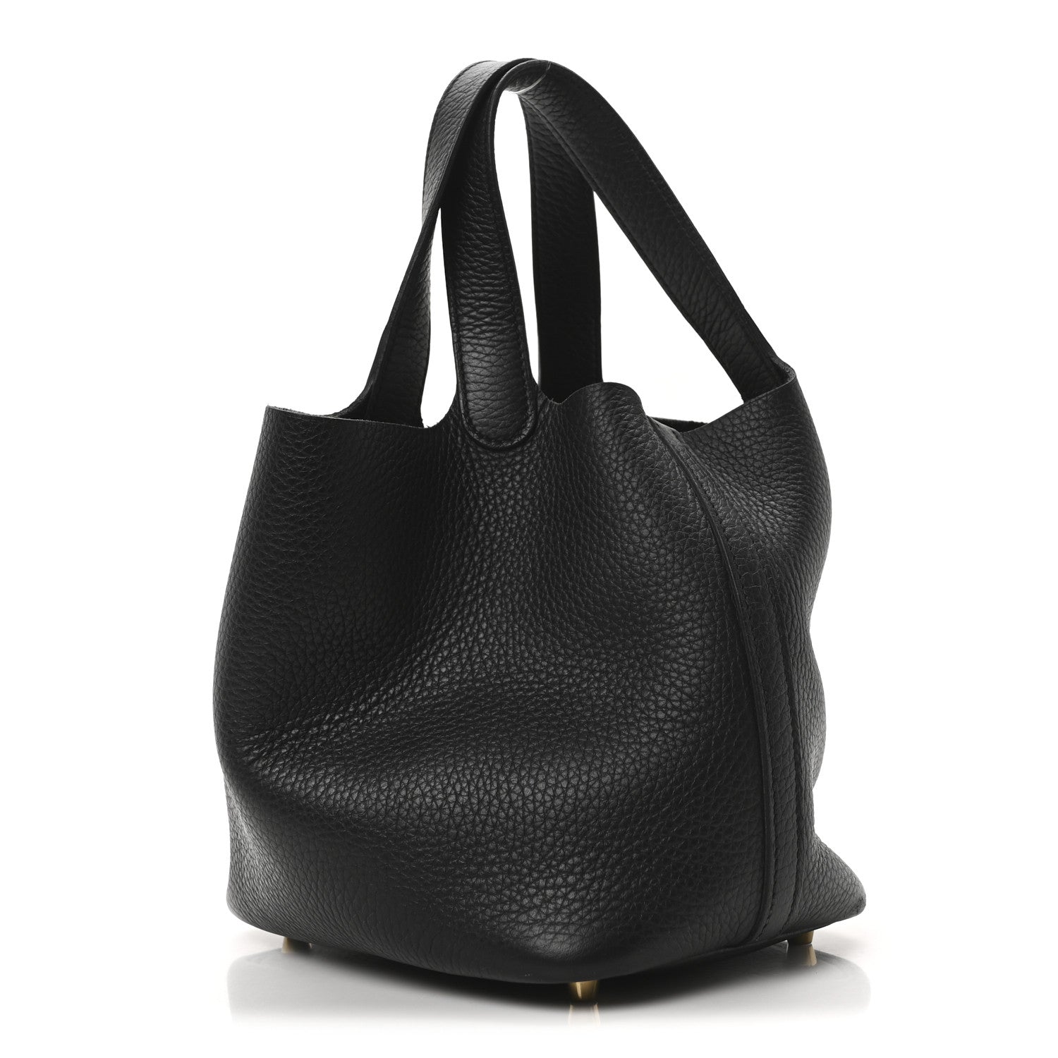 Hermes Taurillon Clemence Picotin Lock 18 PM Black 3 of 9