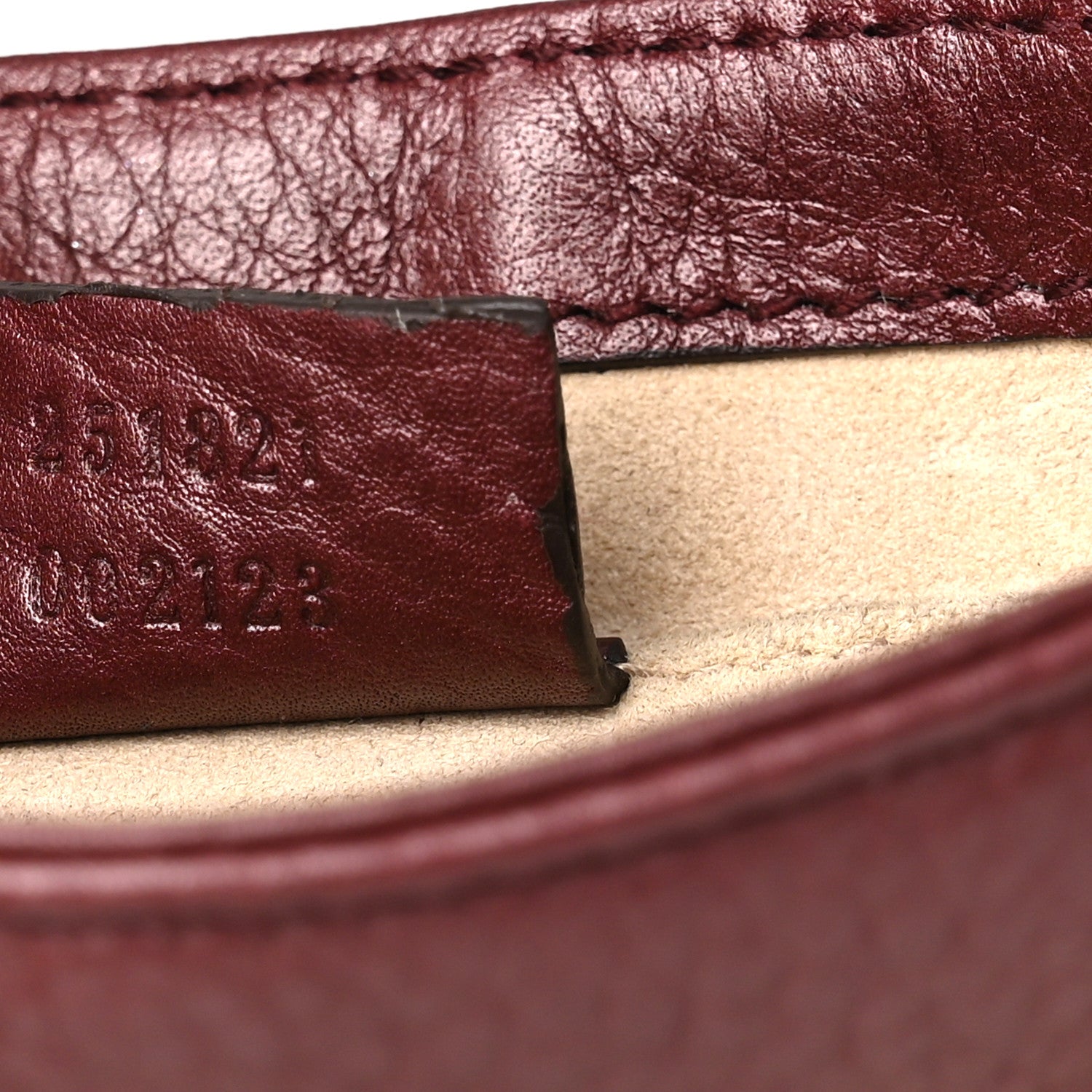 Gucci Cellarius Calfskin Small 1973 Chain Shoulder Bag Cherry Gloss 7 of 9