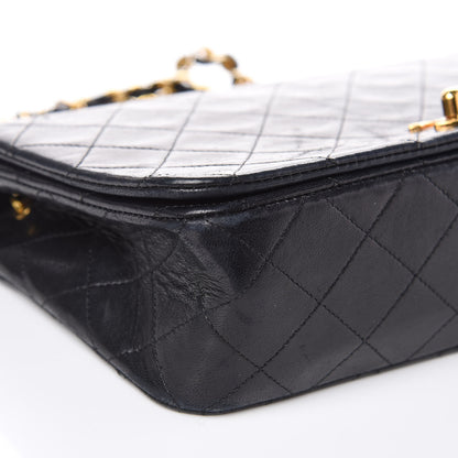 Chanel Lambskin Quilted Small Single Flap Bag Black 9 of 15
