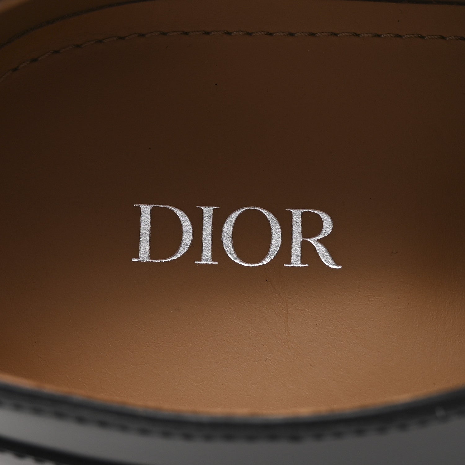 Christian Dior Calfskin Mens Derby Shoes 42 Black 8 of 9