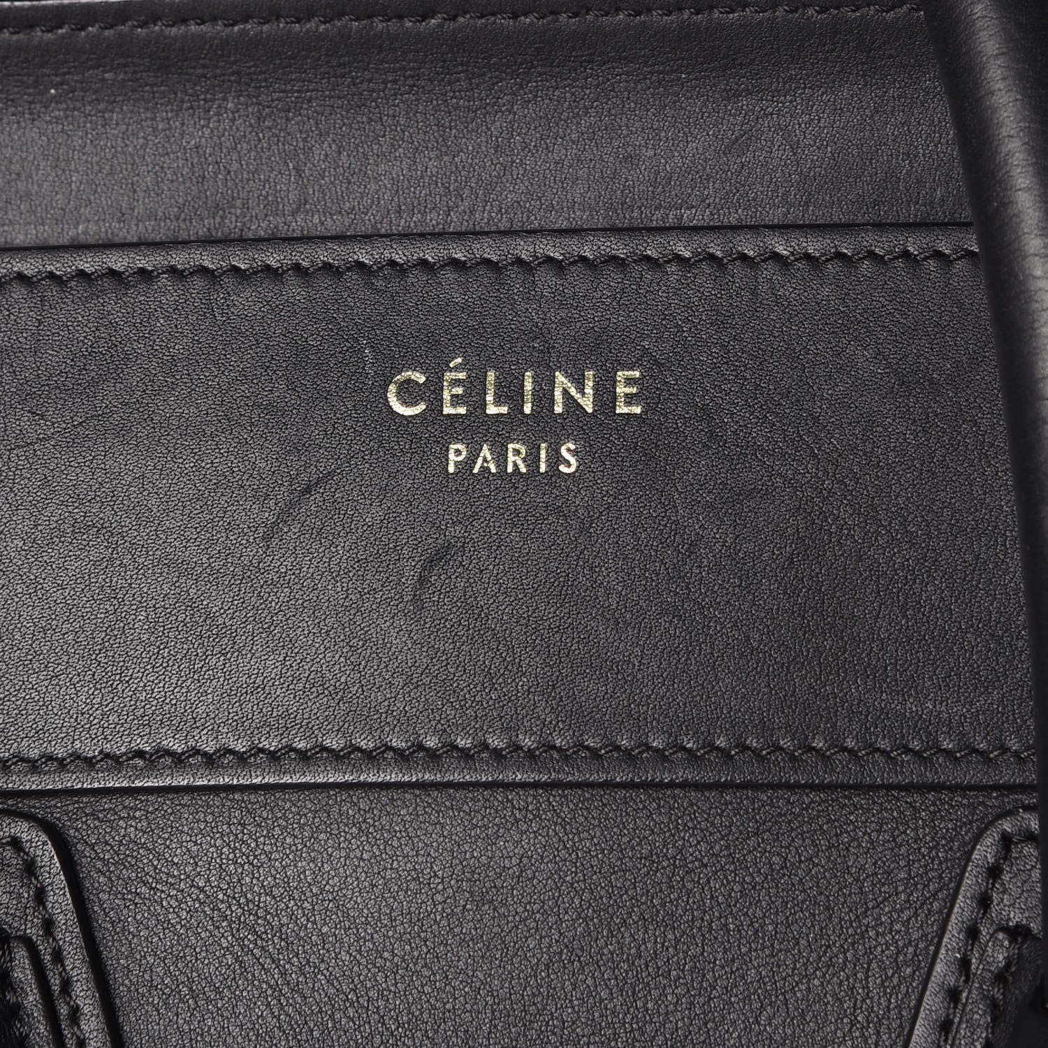 Celine Smooth Calfskin Mini Luggage Black 6 of 18