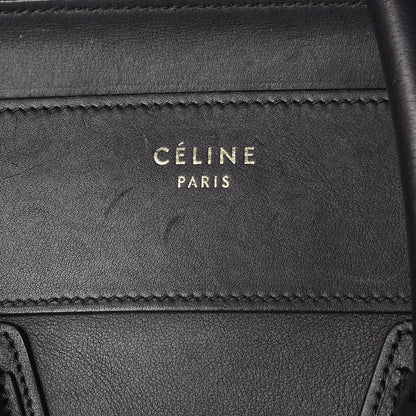 Celine Smooth Calfskin Mini Luggage Black 6 of 18