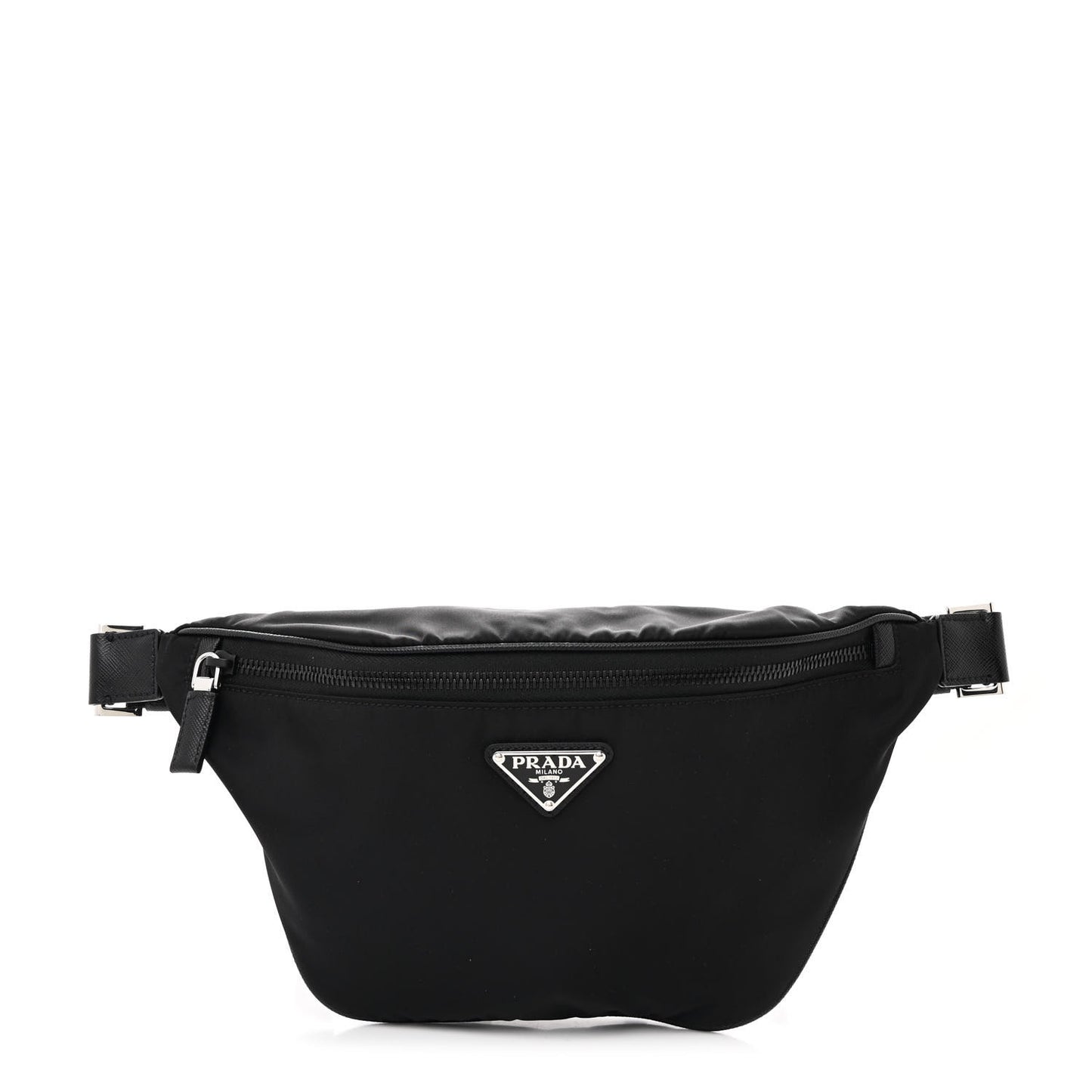 Re-Nylon Saffiano Belt Bag Black