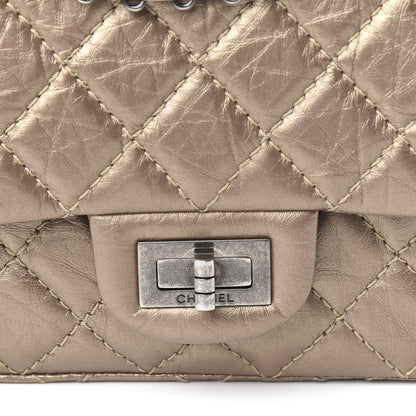 Chanel Metallic Aged Calfskin Quilted 2.55 Reissue 225 Flap Gold 10 of 11