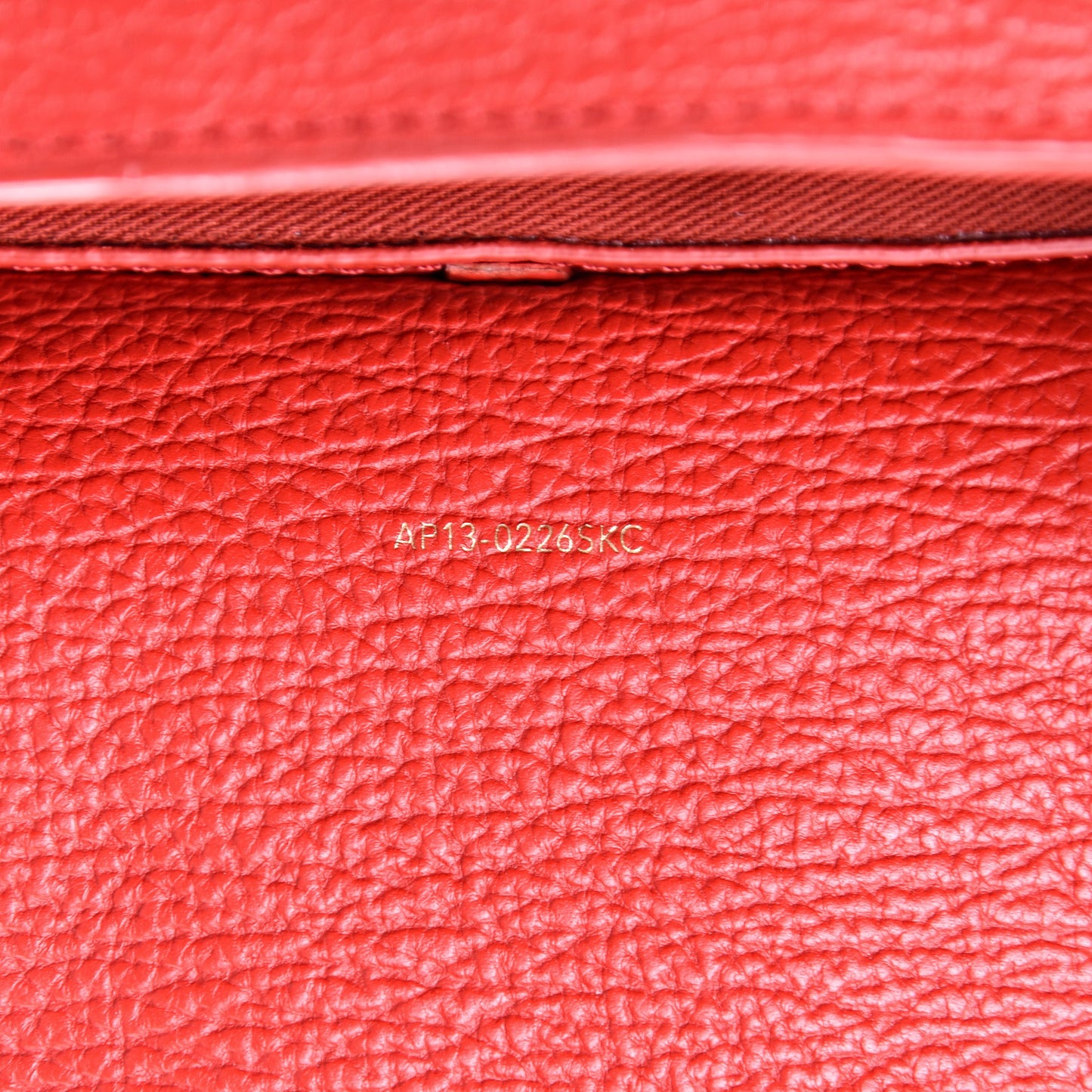 3.1 Textured Calfskin Mini Pashli Satchel Red