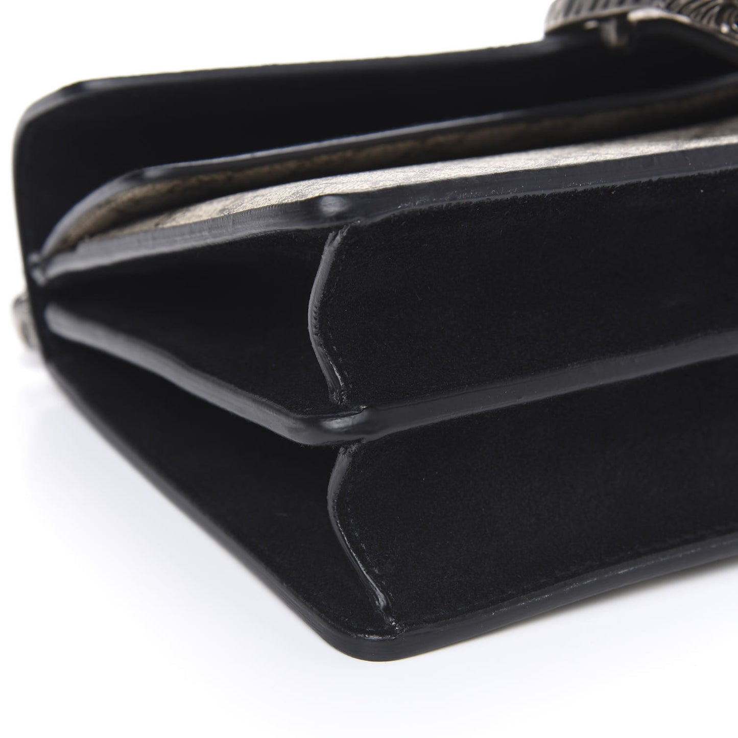 GG Supreme Monogram Small Dionysus Shoulder Bag Black