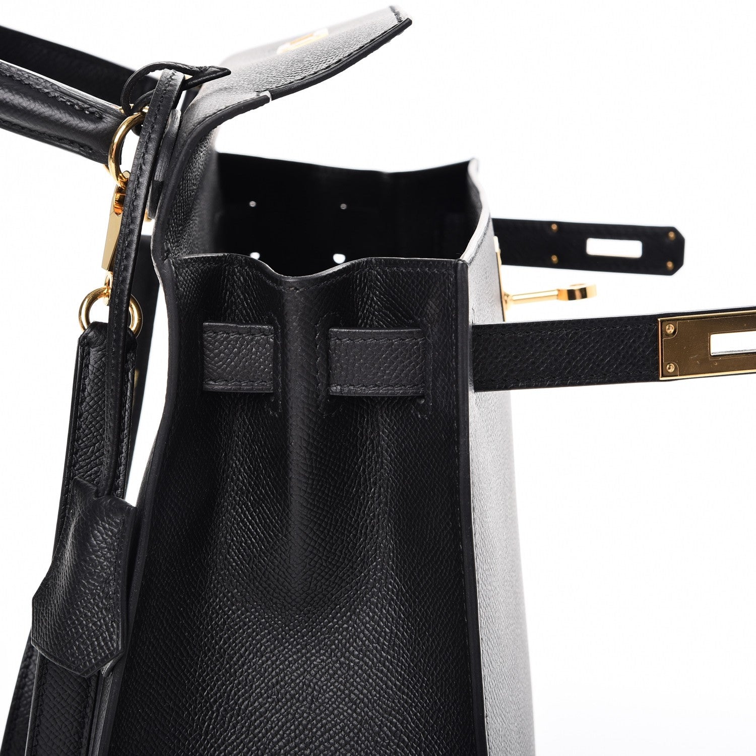 Hermes Epsom Kelly Sellier 28 Black 14 of 39