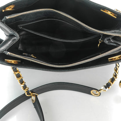 Chanel Caviar CC Shoulder Bag Black 5 of 7