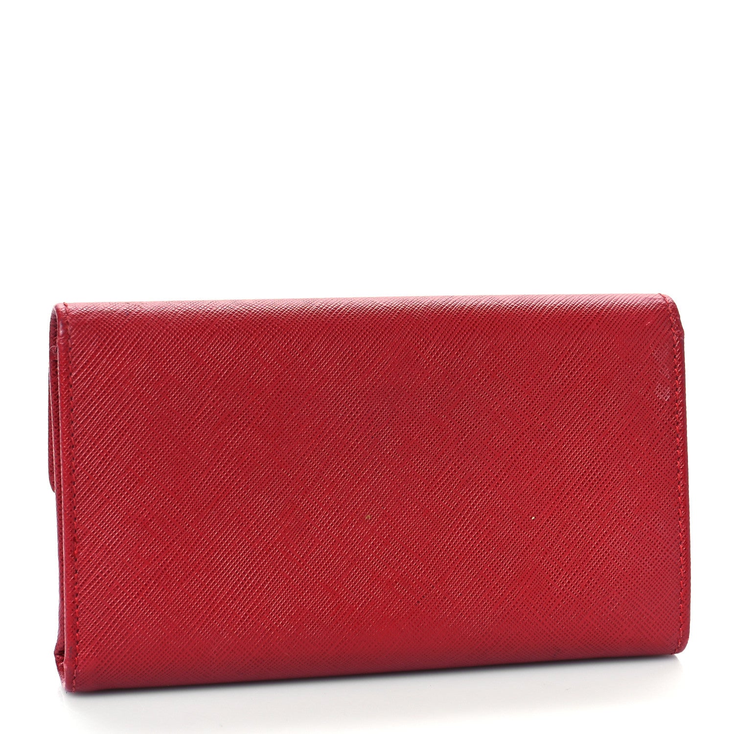 Salvatore Ferragamo Grained Calfskin Wallet Red 3 of 9