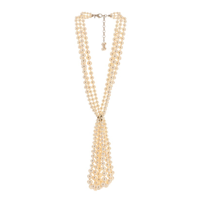 Chanel Graduated Pearl CC Long Necklace 2 of 3