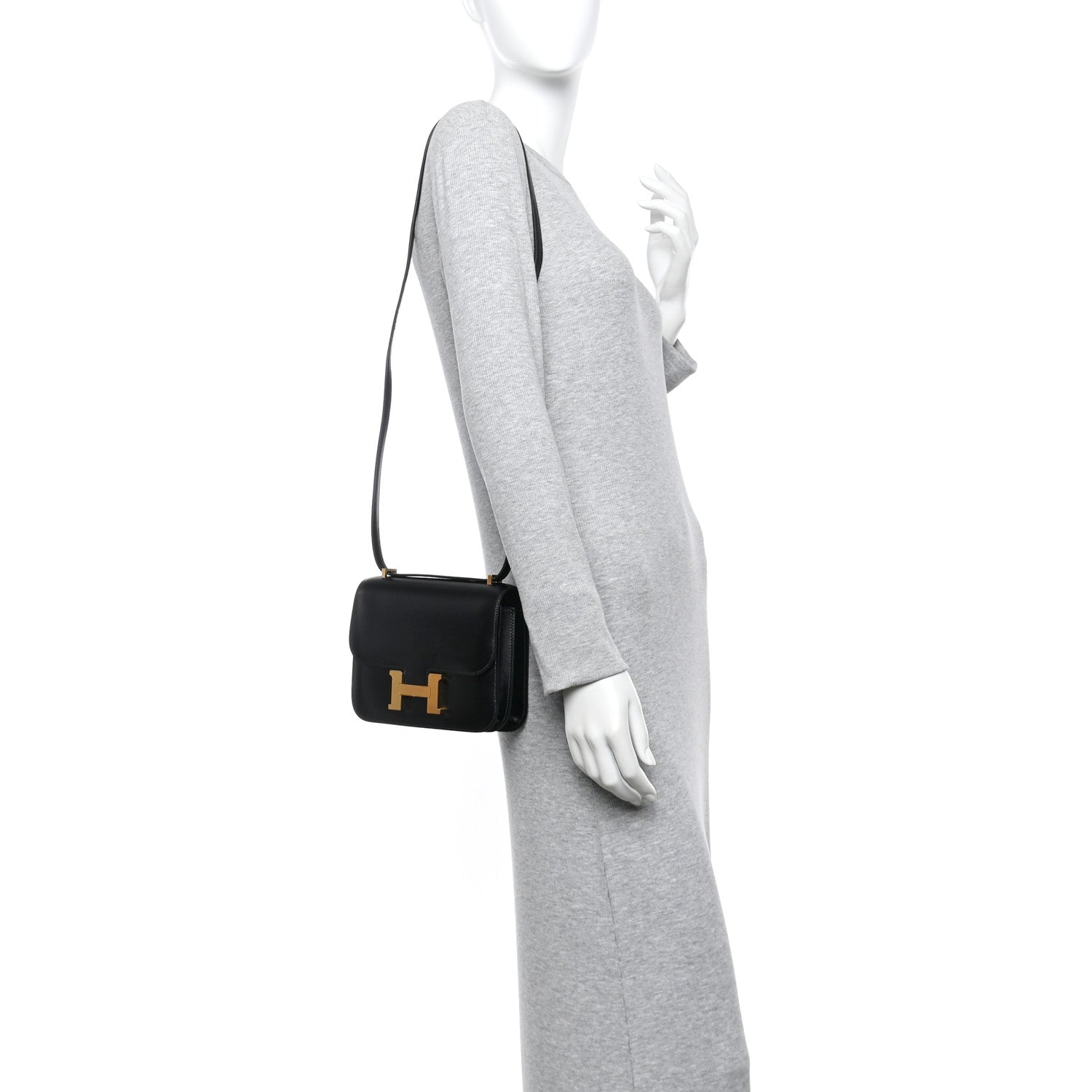 Hermes Box Constance 18 Black Black 2 of 11