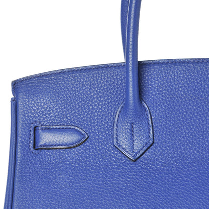 Hermes Togo Birkin 30 Bleu Electrique 61 of 87
