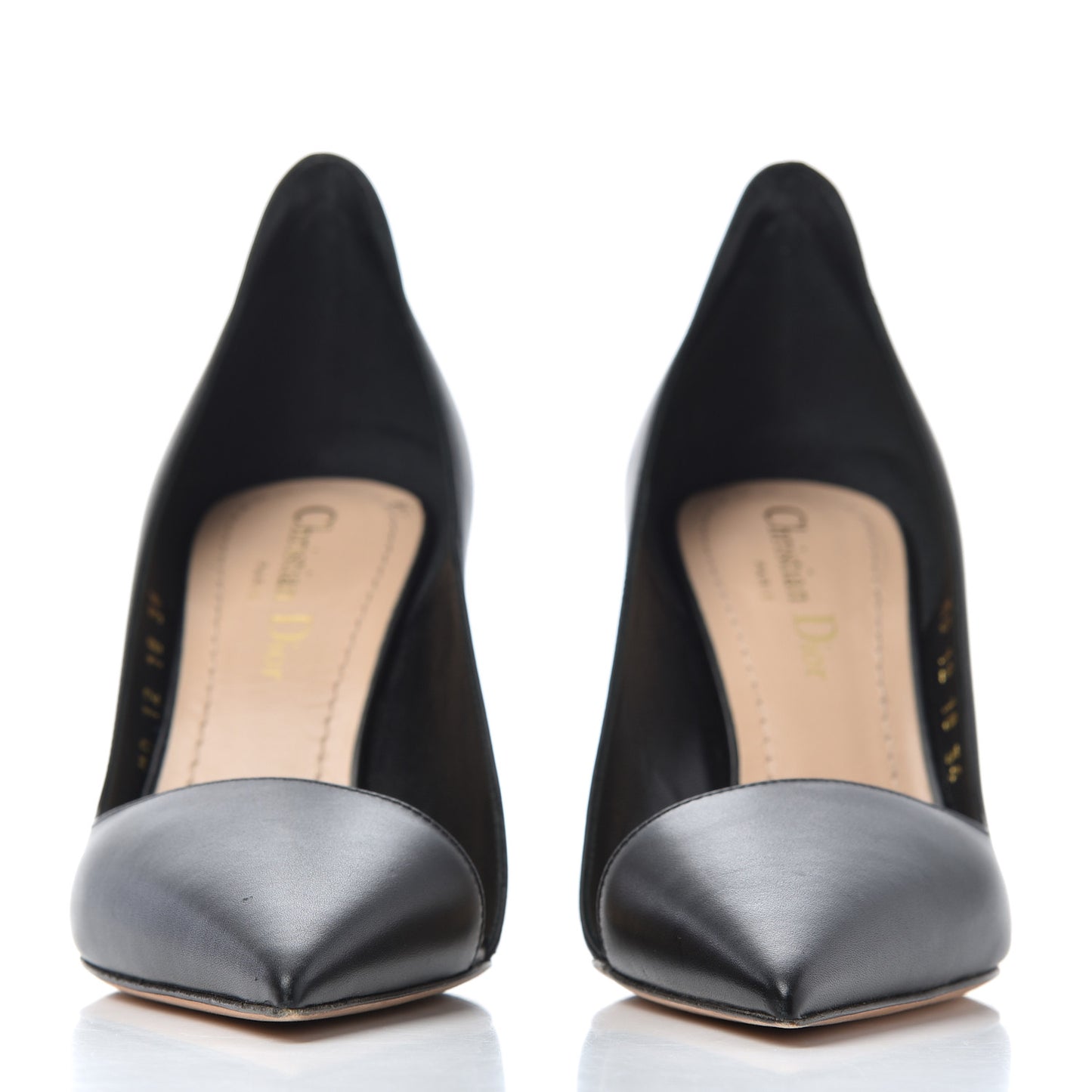 Calfskin D-Sculpture Pumps 36 Black