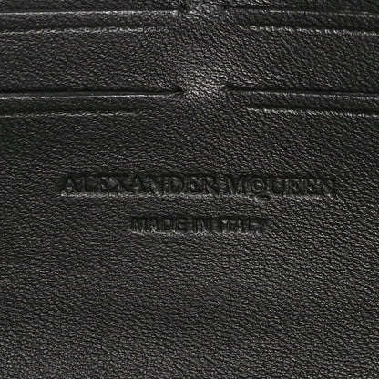 Alexander McQueen Printed Calfskin Dripping Flower Skull Wallet on Chain Multicolor 6 of 11