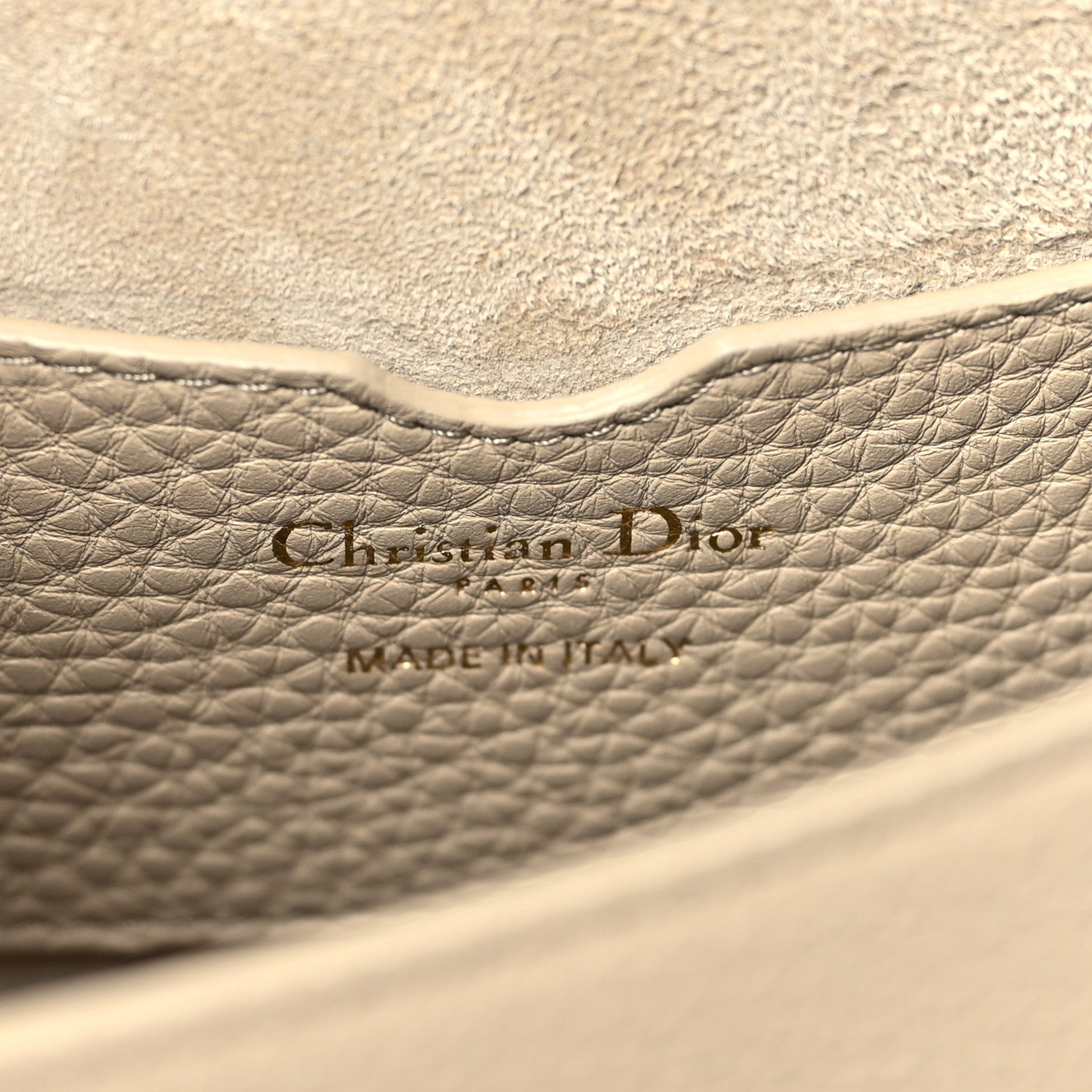 Christian Dior Grained Calfskin Medium Bobby Flap Beige 6 of 9