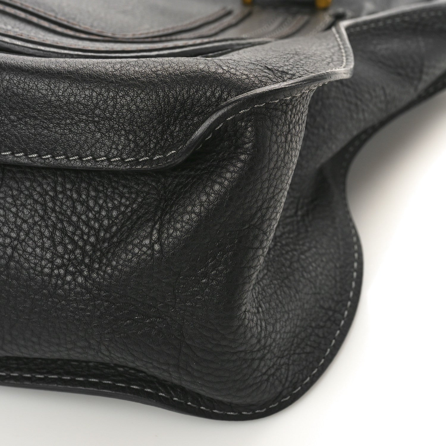 Chloe Calfskin Large Marcie Satchel Black 8 of 9