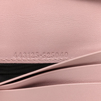 Gucci Calfskin Matelasse GG Marmont Card Case Perfect Pink 7 of 7
