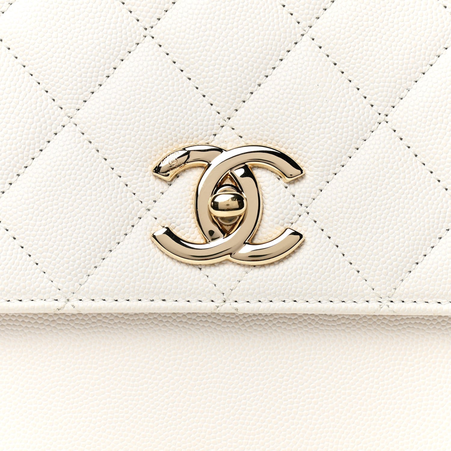 Chanel Caviar Quilted Large Business Affinity Flap White 7 of 11