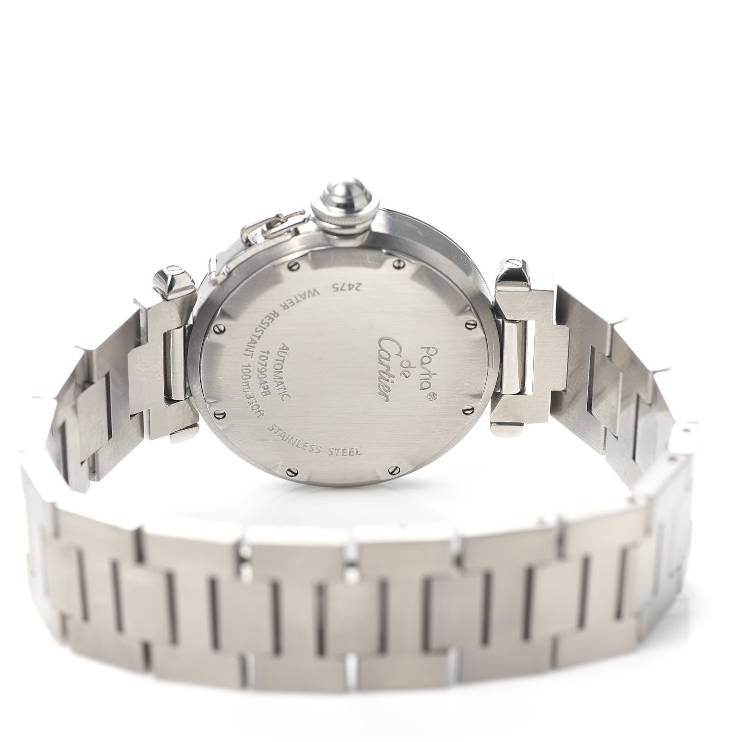 Cartier Stainless Steel 35mm Pasha C Big Date Automatic Watch 4 of 5