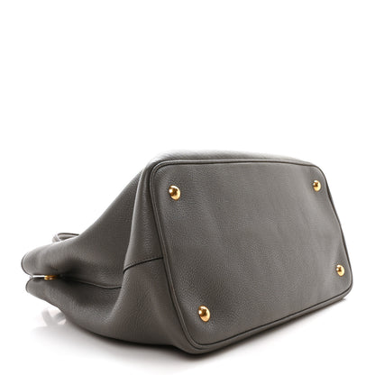 Prada Vitello Daino Shopping Tote Marmo 4 of 9
