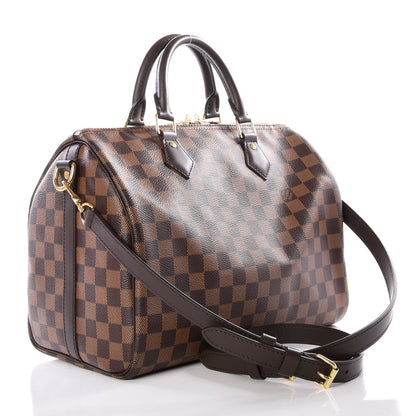 Louis Vuitton Damier Ebene Speedy Bandouliere 30 2 of 14