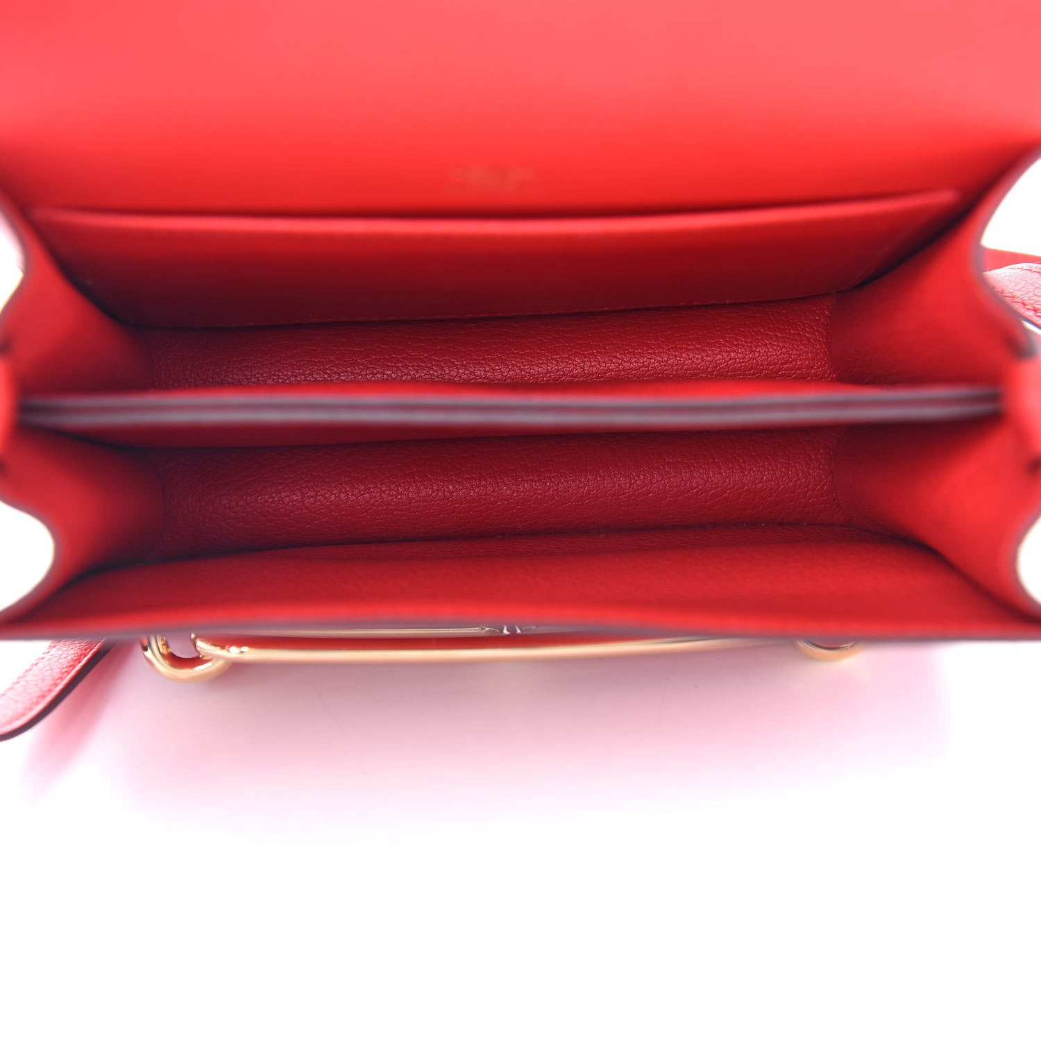 Hermes Evercolor Mini Sac Roulis Rouge De Coeur 5 of 9