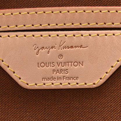 Louis Vuitton Monogram Kusama Town Speedy 30 Blue 6 of 10