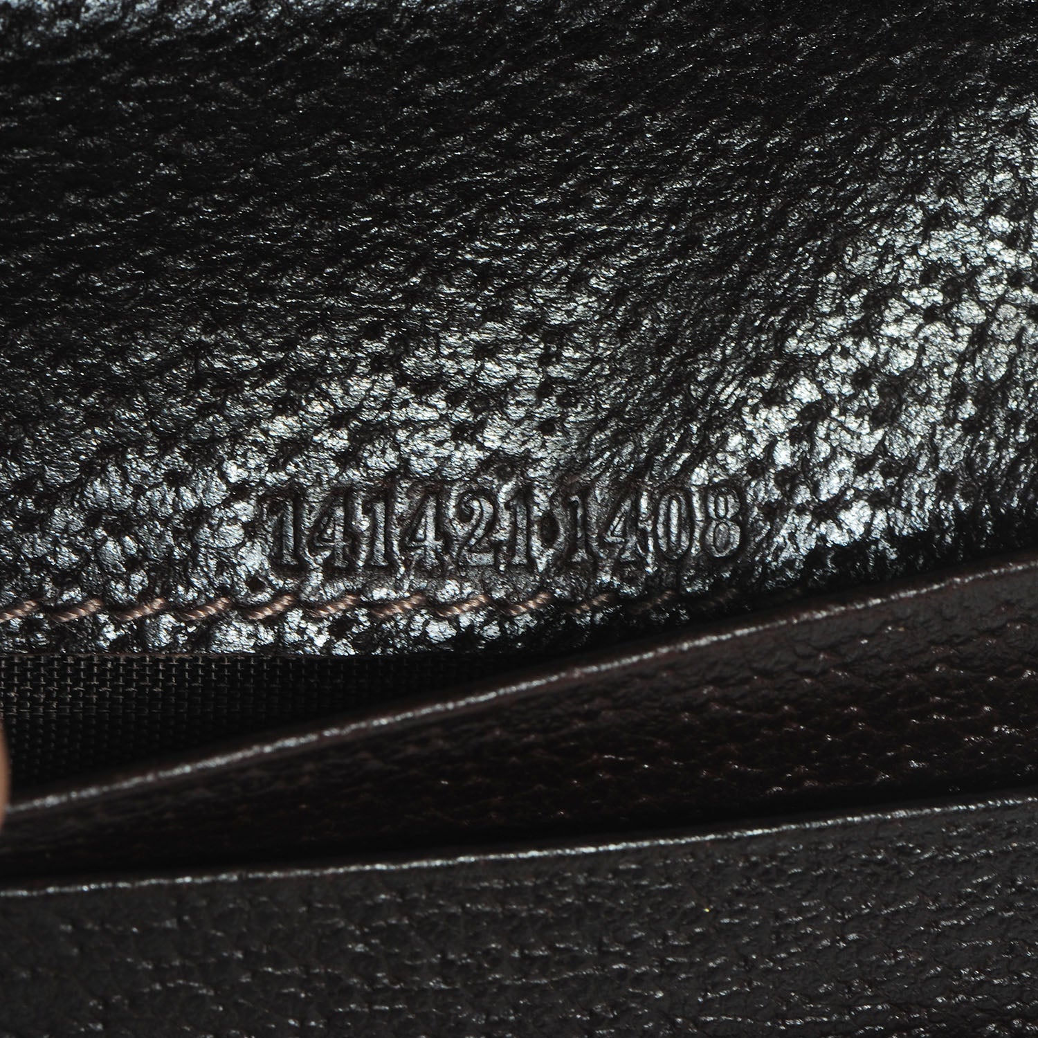 Gucci Monogram Abbey Compact Wallet Dark Brown 6 of 7