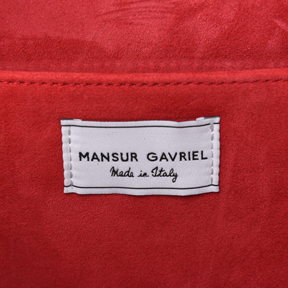 Mansur Gavriel Calfskin Circle Crossbody Bag Flamma 7 of 12