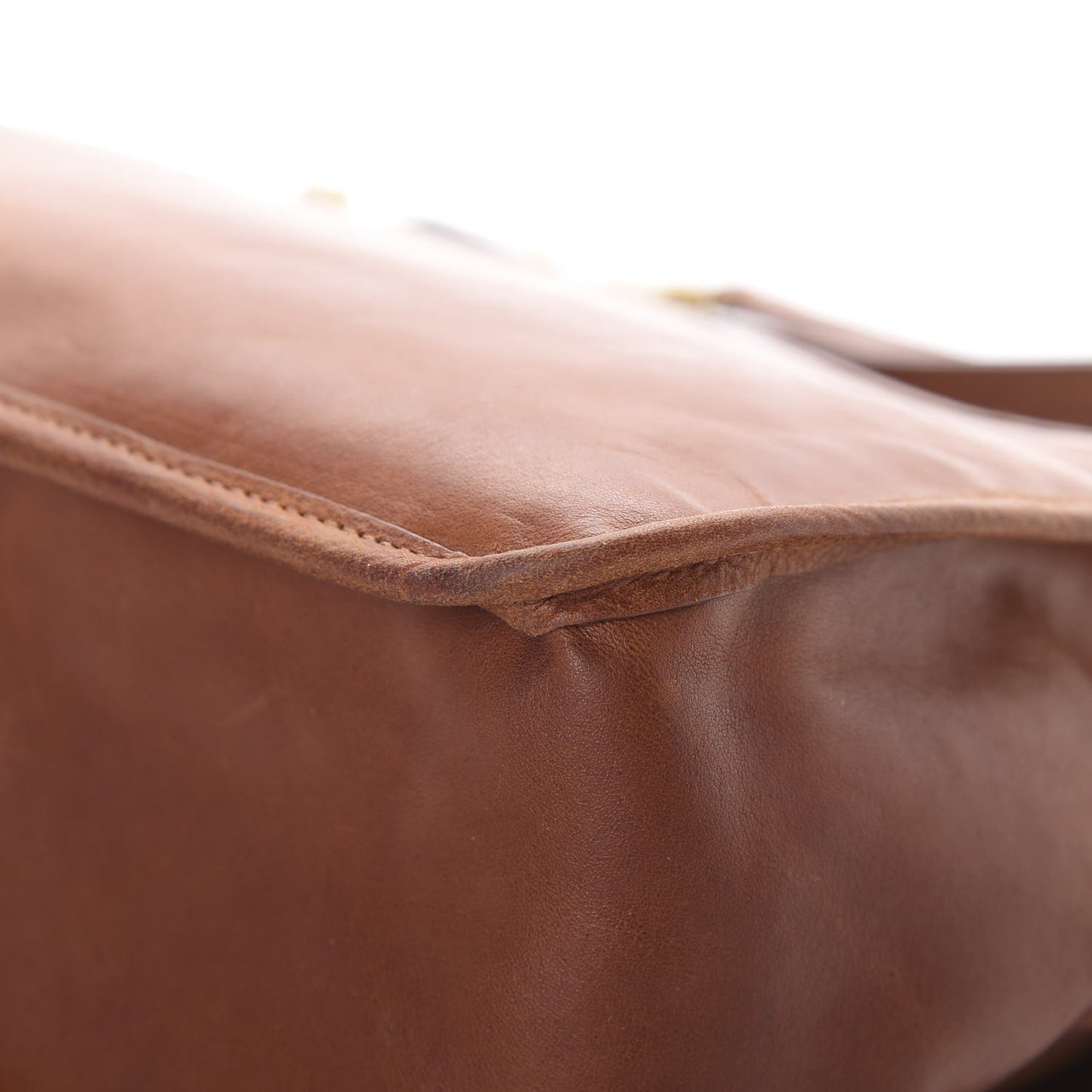 Calfskin Monogram Medium Niki Chain Satchel Cognac
